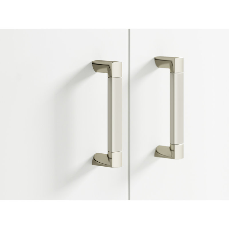 Poignée d'armoire 4½ po Seer, Nickel brossé