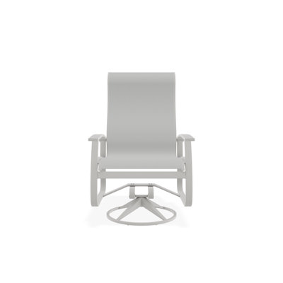 Chaise berçante pivotante en aluminium Belle Isle