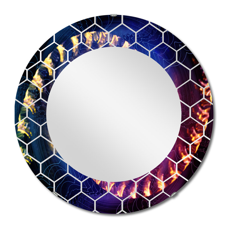 Miroir mural Spiral, 24 po x 24 po