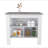 Kitchen Island Antibacterial, Three Shelves, Four Legs-1194581693