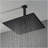 16" Matte Black Bathroom Luxury shower head