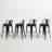 Divya Swivel Counter Stool with Metal Frame-670870542-567805241