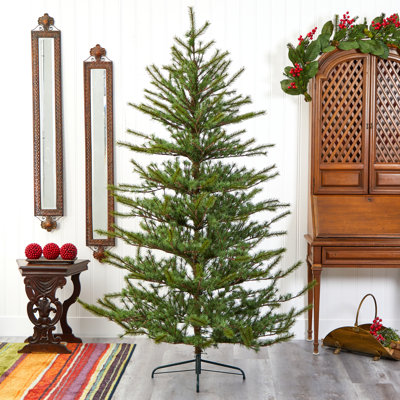  7ft. Vancouver Mountain Pine Artificial Christmas Tree with 374 Bendable Branches
