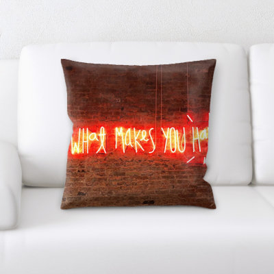 Focus Microsuede Reversible Throw Pillow