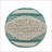 Pouf, Cylindrical Handcrafted | &amp; Teal 16x16 | Fabric | Teal-1658554105