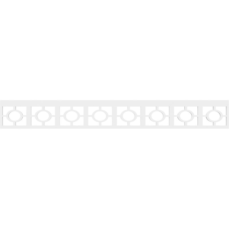 Garniture de couloir en PVC de qualité architecturale Koroluck, H 6 po x L 48 po x P 0,63 po