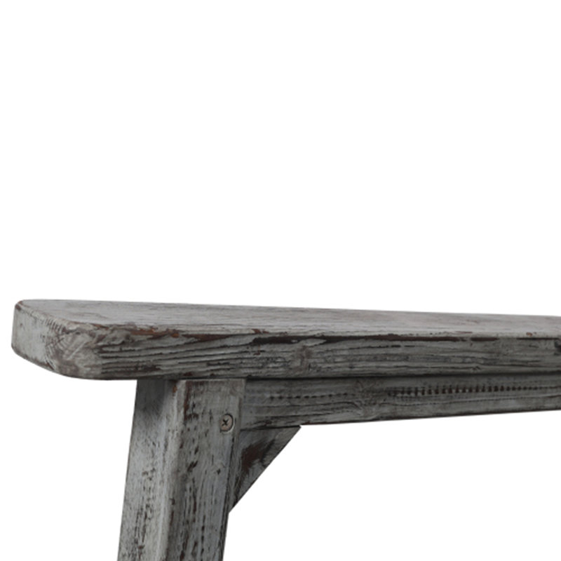 Wooden Oversized Porch Rocker Chair With Wide Seat and Tall Backrest, Light Gray