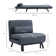 Kendall 75cm Upholstered Tufted Futon Chair