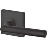Tube Passage Door Lever with Contemporary Square Rosette