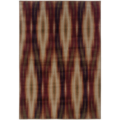 Tapis gris / rouge Horasan