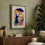 Figure Among Flowers Botanical - Wrapped Canvas-154484817-154484841
