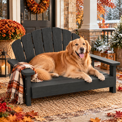 Lit pour chien en résine Adirondack
