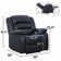 Emryn 38" Wide Modern Breathable Faux Leather Manual Recliner with Overstuffed Arm and Back