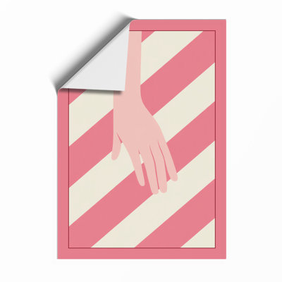 Hands Together Modern - Framed Print