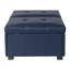 Brayce 47'' Wide Faux Leather Ottoman-1655136198