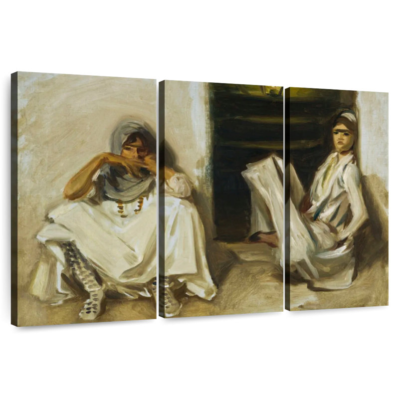 Leisha, deux femmes arabes, 1905, H 42 po x l 65 po