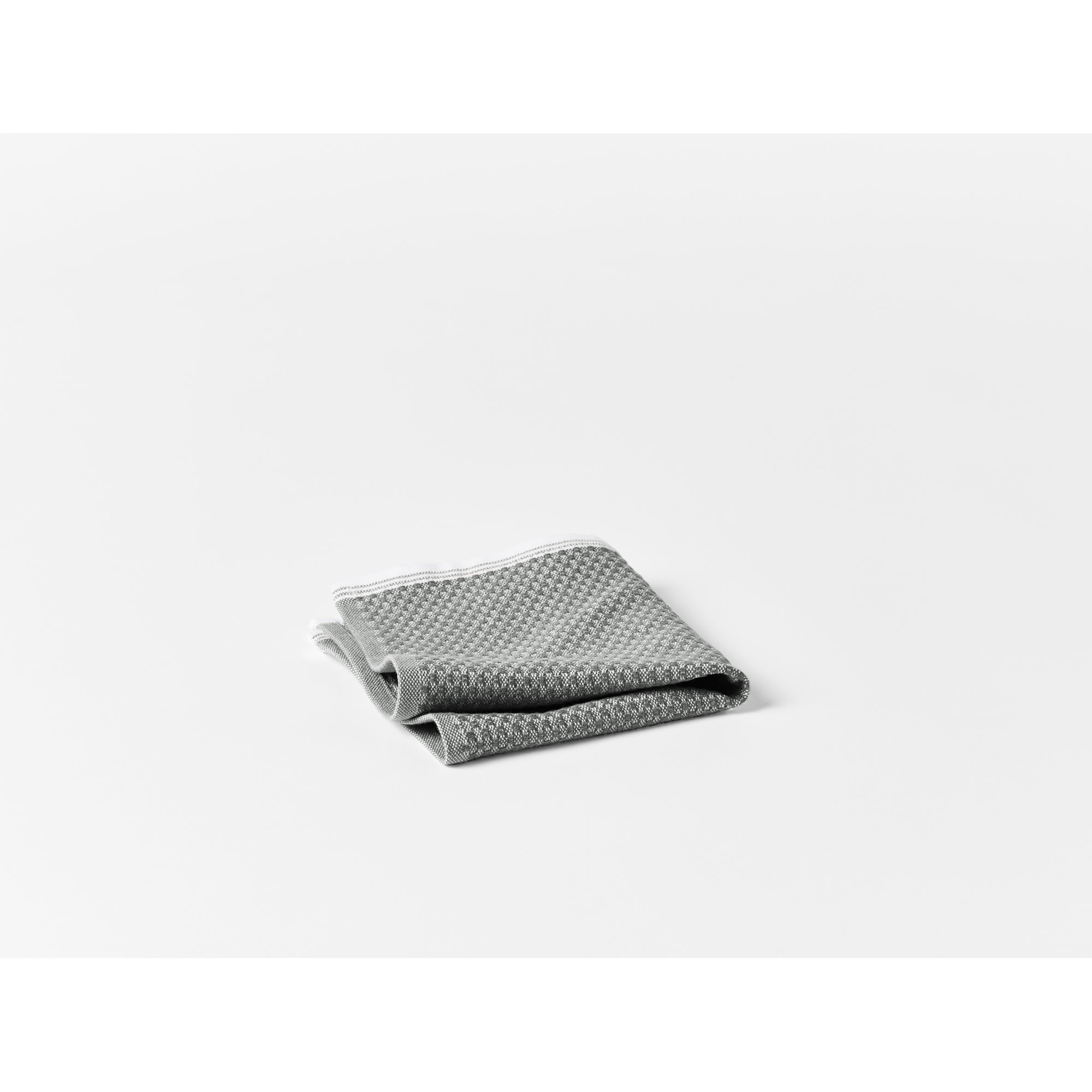 Mediterranean Organic Towel Set, Shadow/Deep Pewter, Washcloth - 1 Pack