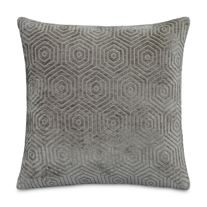 Explorer Sutter Pillow Cover & Insert, Steel, 19" H x 19" W, Square