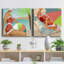 «Beach Beauty I», ensemble de 2 impressions sur toile tendue-581132136