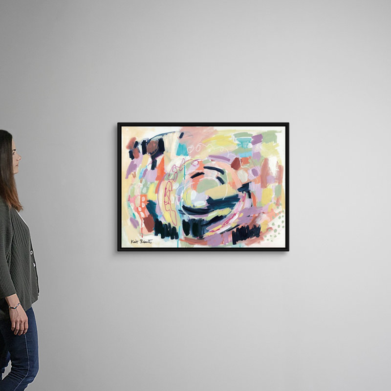 « Shelter » par Kait Roberts, reproduction d’art sur toile, H 32 po x l 42 po x P 1,75 po, Cadre noir