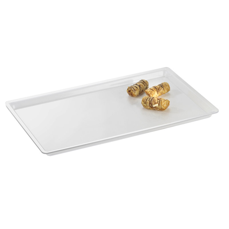 Plateau de boulangerie peu profond, Blanc, H 1 po x l 18 po x P 13 po