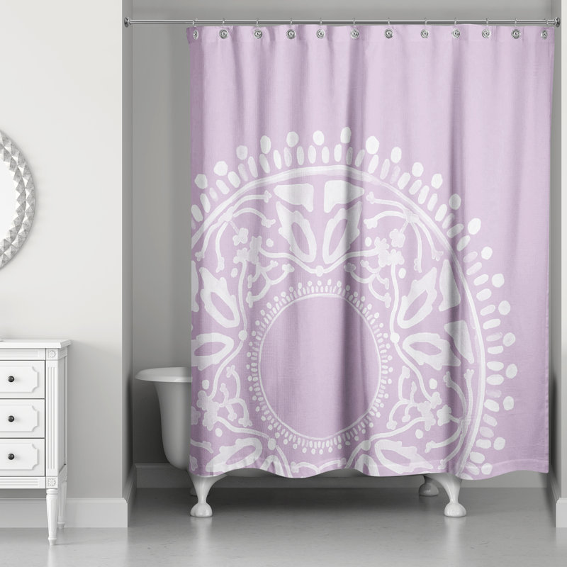 Rideau de douche Arlowe, Mauve