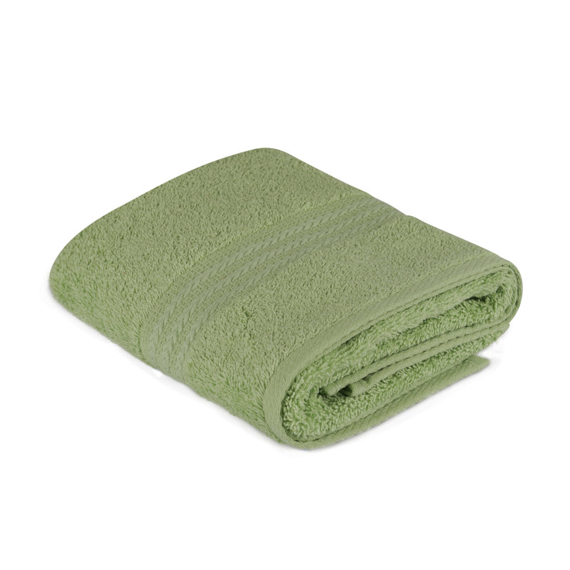 Essuie-mains de qualité supérieure, 100% coton, 19,7 po x 35,4 po | 500 g / m² pour une absorbance supérieure | Lavable à la machine à 104 ° F | Couleur verte élégante | Parfait pour la maison, le spa et la salle de sport, doux et durable