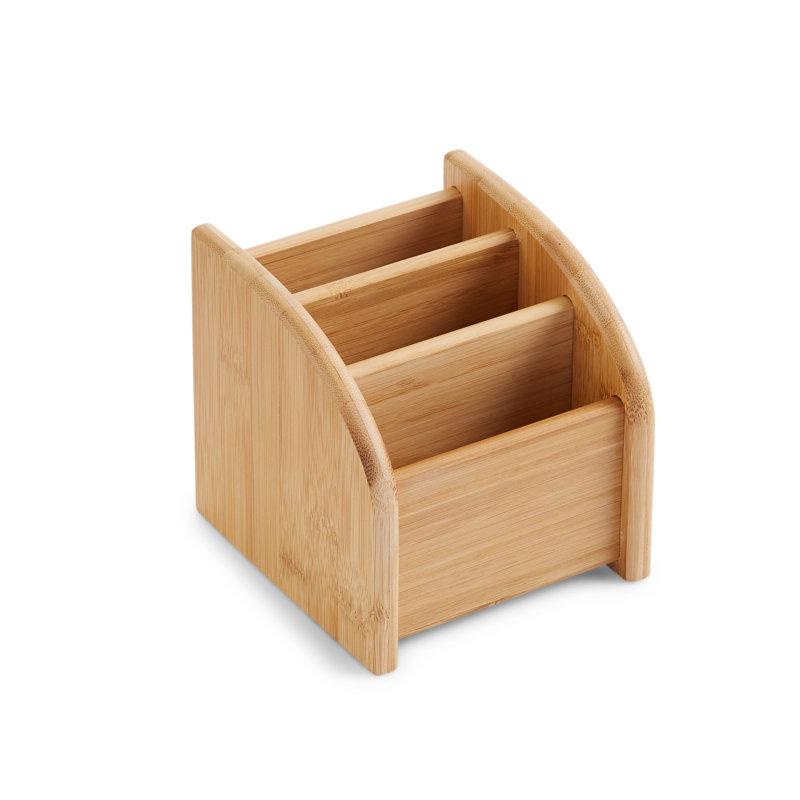 Clements Bamboo Desk Organizer