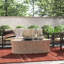 Spinner Outdoor Oval Coffee Table
