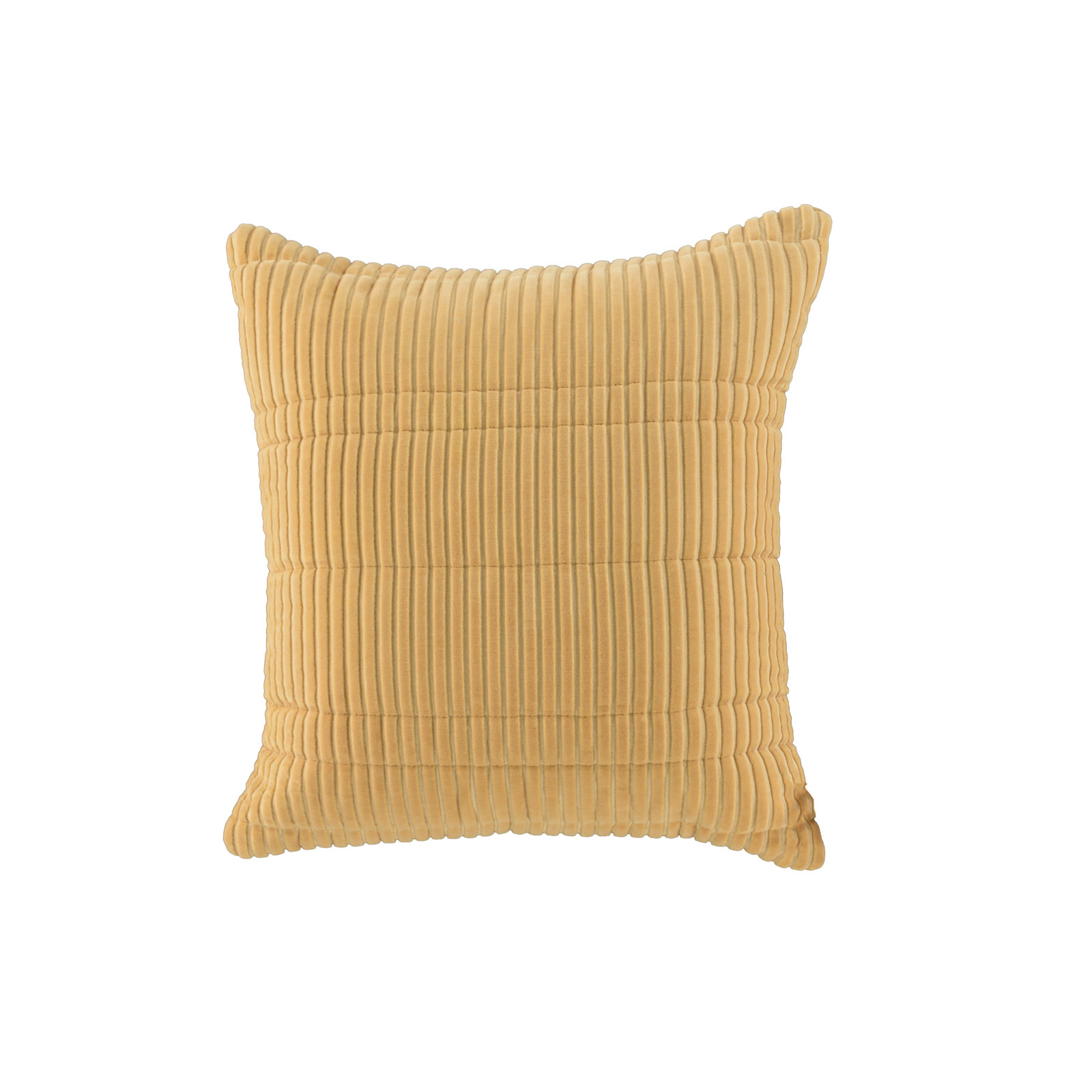 100% Cotton Throw Pillow, Down, Gold