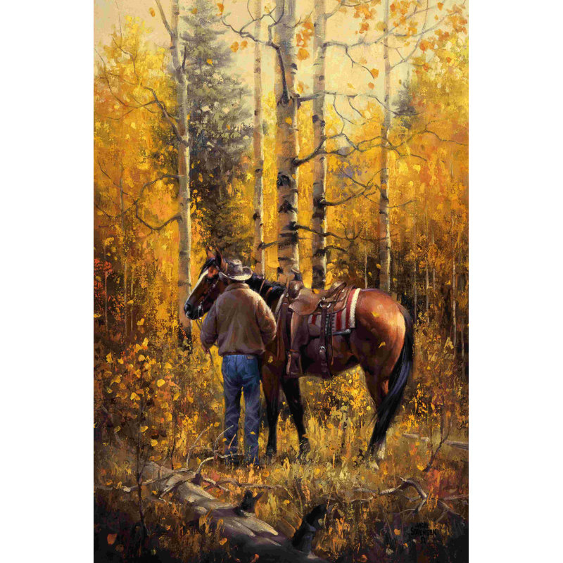 Sangre de Cristo doré, H 18 po x l 12 po