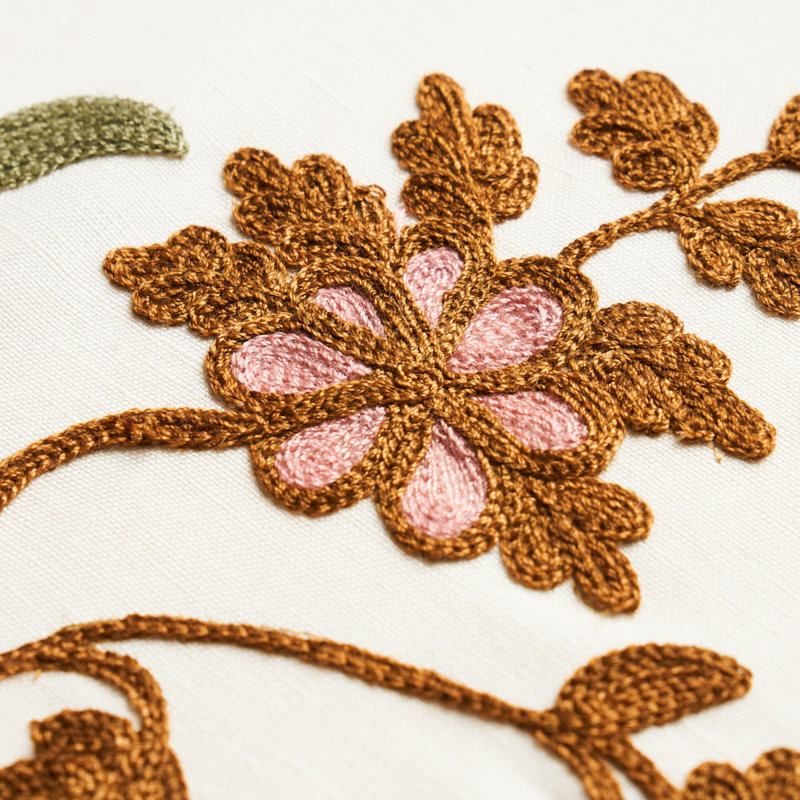 Raleigh Crewel Embroidery Fabric, Autumn