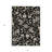 3' X 5' Black Beige And Ivory Floral Washable Indoor Outdoor Area Rug