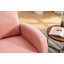 015-Teddy Fabric Rocking Chair With Right Pocket For Indoor
