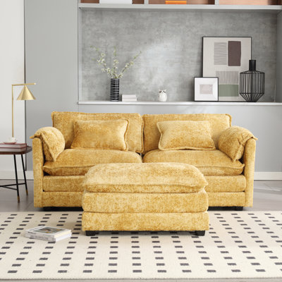 Aidon 2 Seater Chenille Sofa