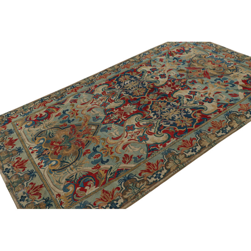 Hand Knotted Wool Area Rug