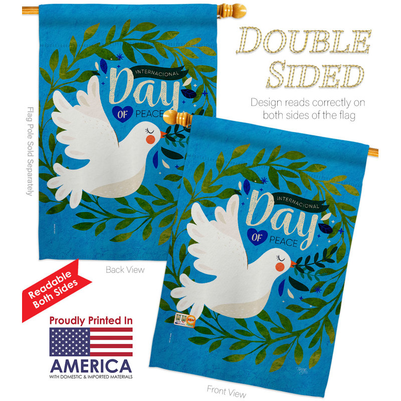 Drapeau de la paix Peace Inspiration, H 40 po x l 28 po
