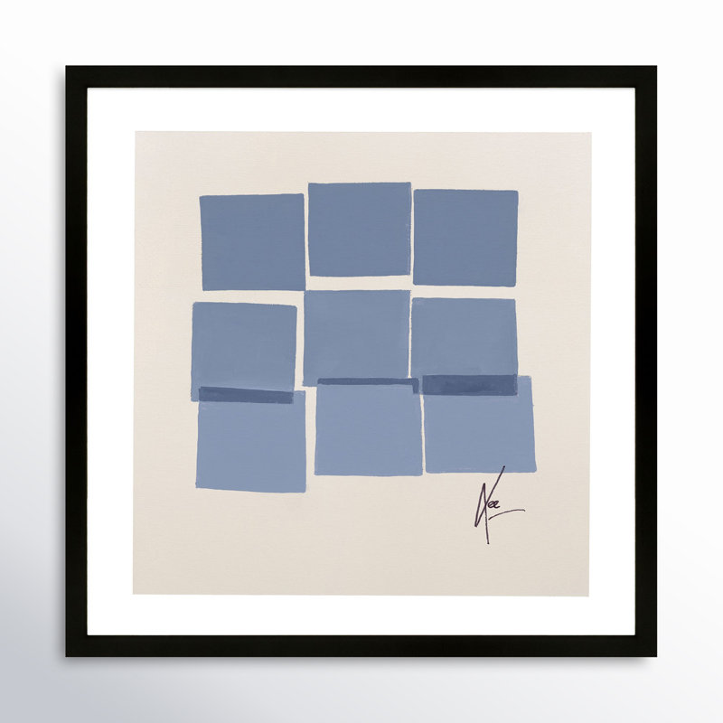 Reflection 1 by Lee Lessem, Black, 30" H x 30" W x 1.25" D