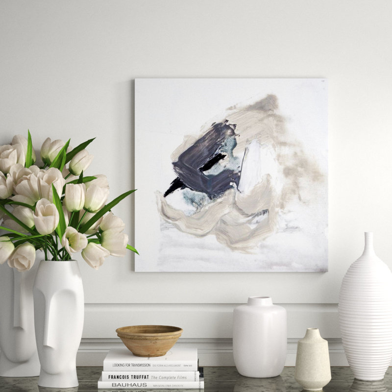 Mortar Print by Mia Malcolm Studio, 24" H x 24" W x 1.5" D, Glass Coat