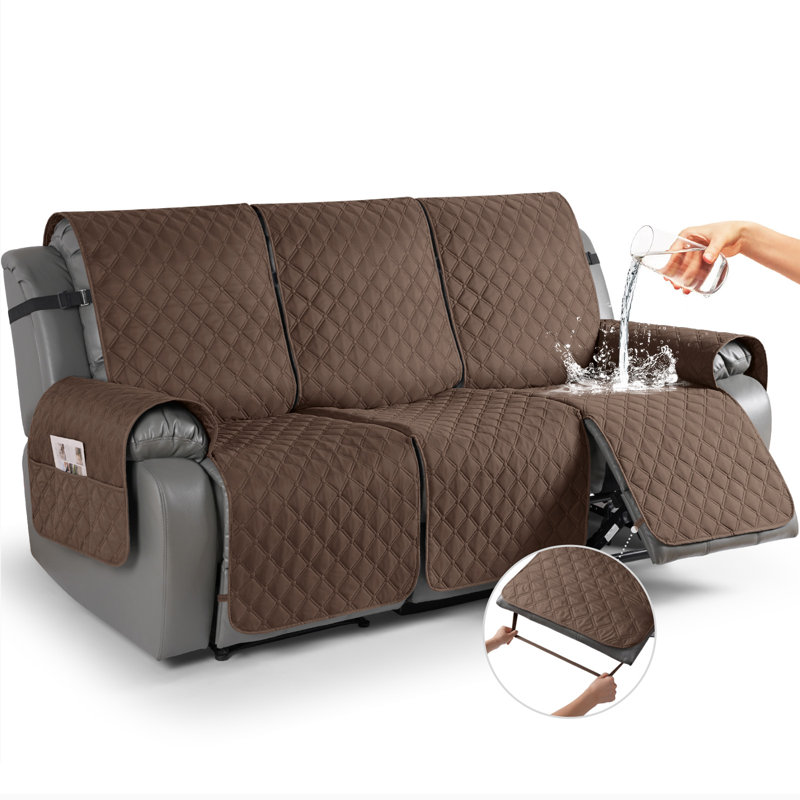 Housse pour fauteuil inclinable et imperméable Wildee, Microfibre soufflée, 3 Seat