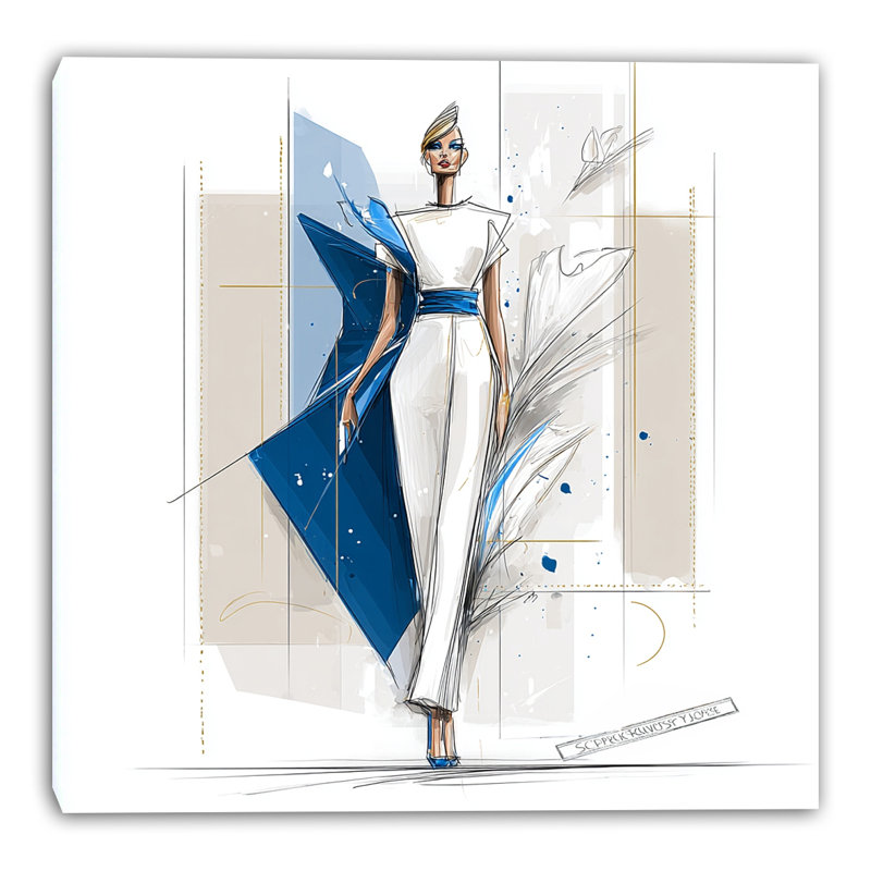 Quiet Bloom Wrapped Canvas Wall Art, L 20 po x H 20 po x P 1,5 po