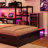 Twin Sized Matte Black MDF Platform Gaming Daybed, Modern Multi-Functional Design for Bedroom