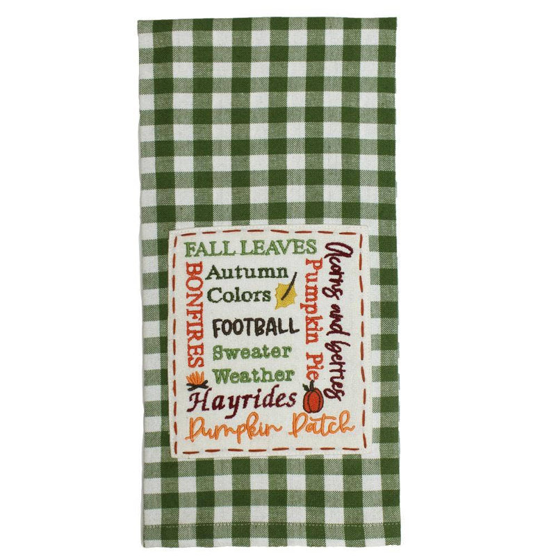 F - serviette d'automne