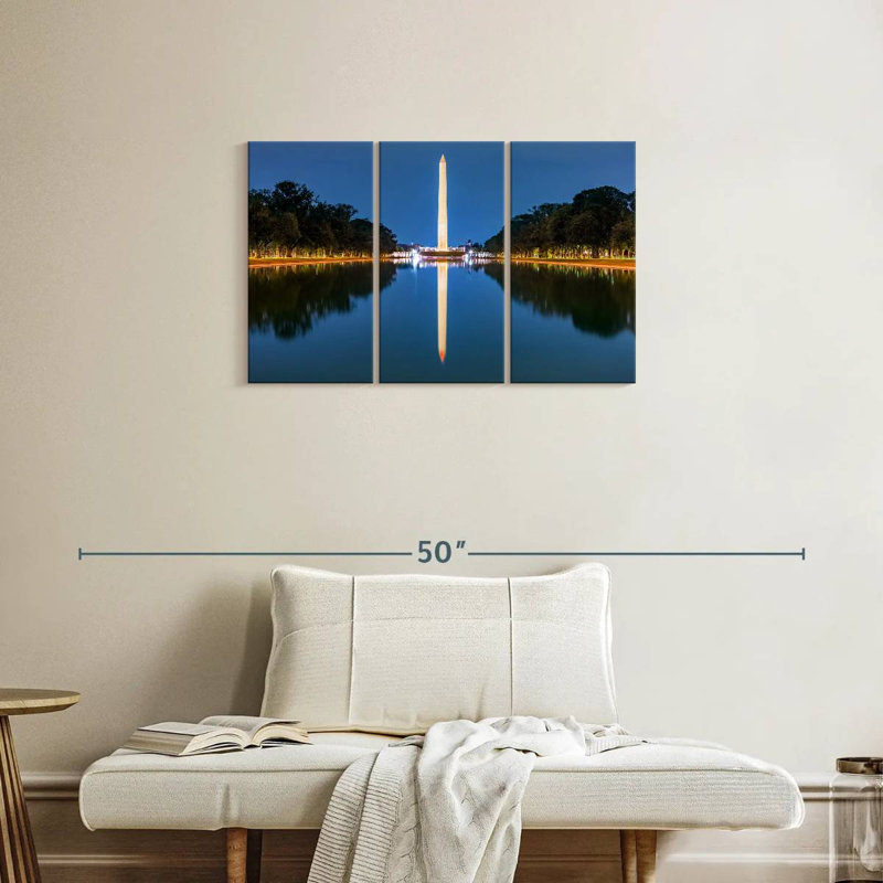 Lilie Washington Monument Reflection, 20" H x 33" W