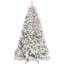 Arbre de Noël artificiel enneigé 7 pi avec pommes de pin