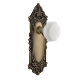Victorian Plate with Waldorf White Milk Knob