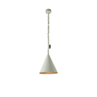 1 - Light Cement Cone Pendant