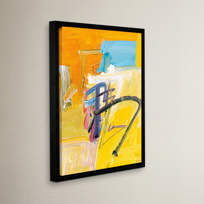 Rhyme, peinture encadrée, H 32 po x l 24 po x P 2 po