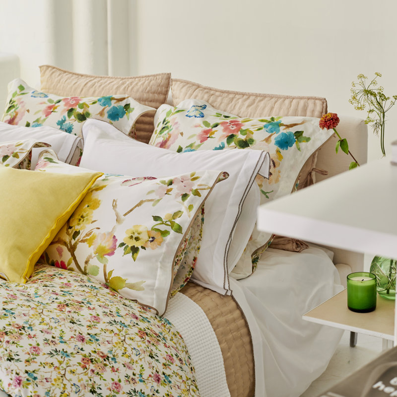 Chenevard Natural & Chalk Quilt, California King