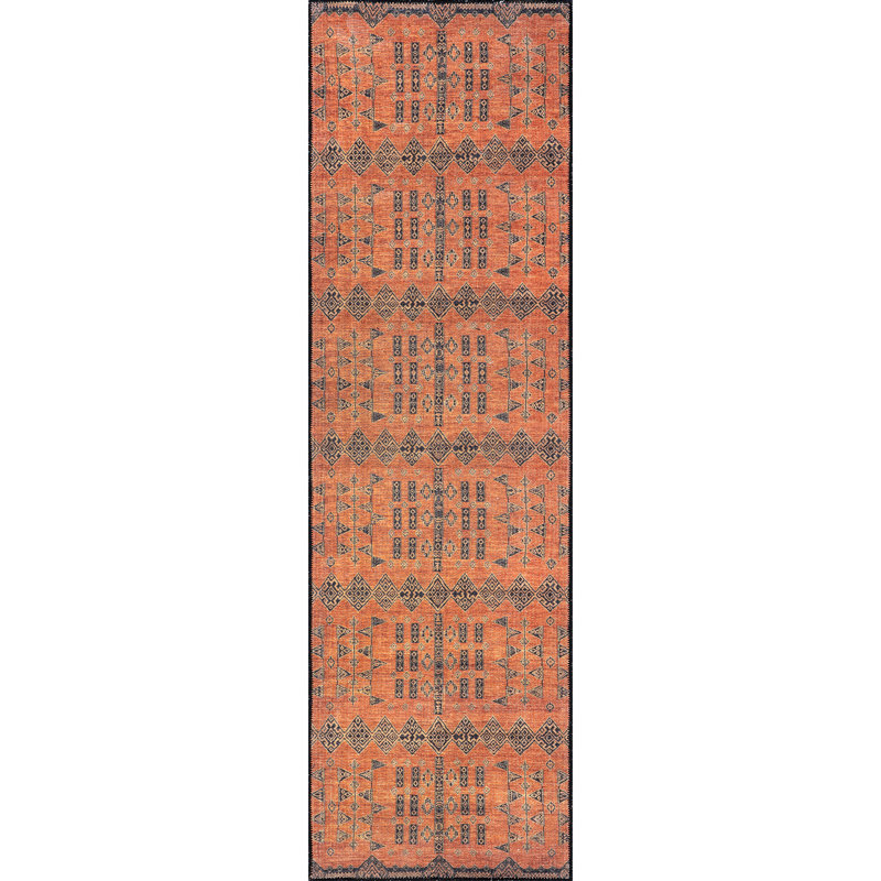 Quincy SpinClean Cotton-Blend Traditional Area Rug, Runner 2' x 8'